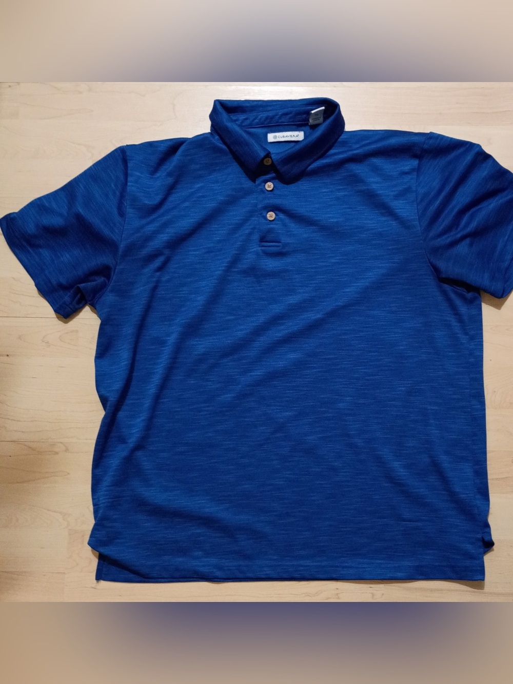 Cubavera Men's Royal Blue Polo Shirt